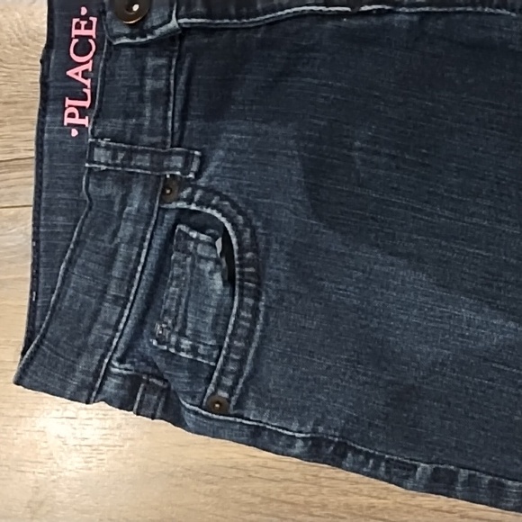 Girls " children's place " dark denim jeans size 10 - Picture 2 of 6